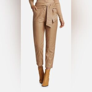 Jonathan Simkhai ‘Tessa’ leather trousers NWOT Faux Leather Pant in Camel